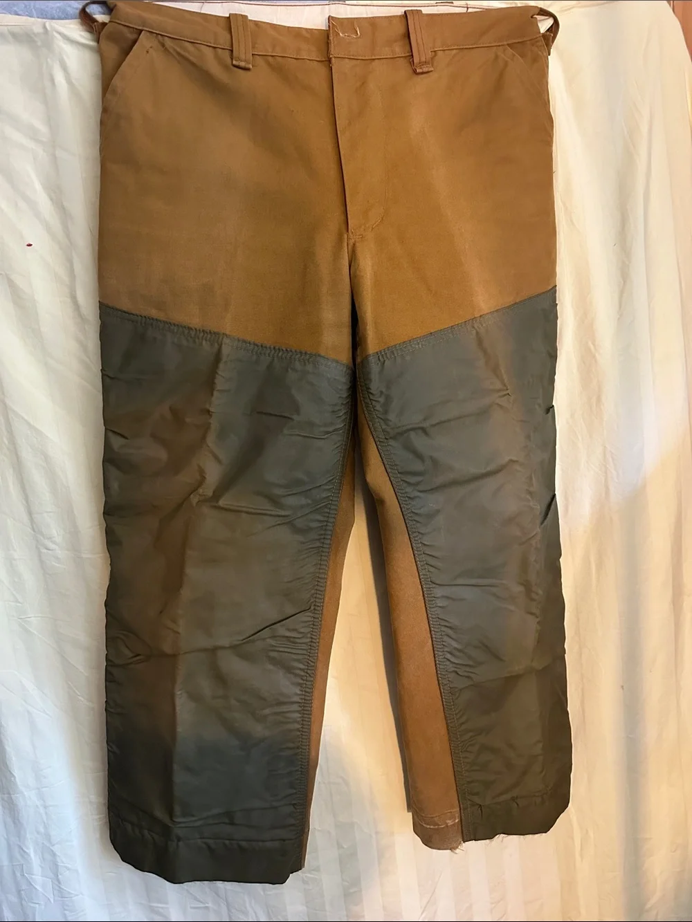 Men's Two-Tone Brown/Olive Reinforced Chinos